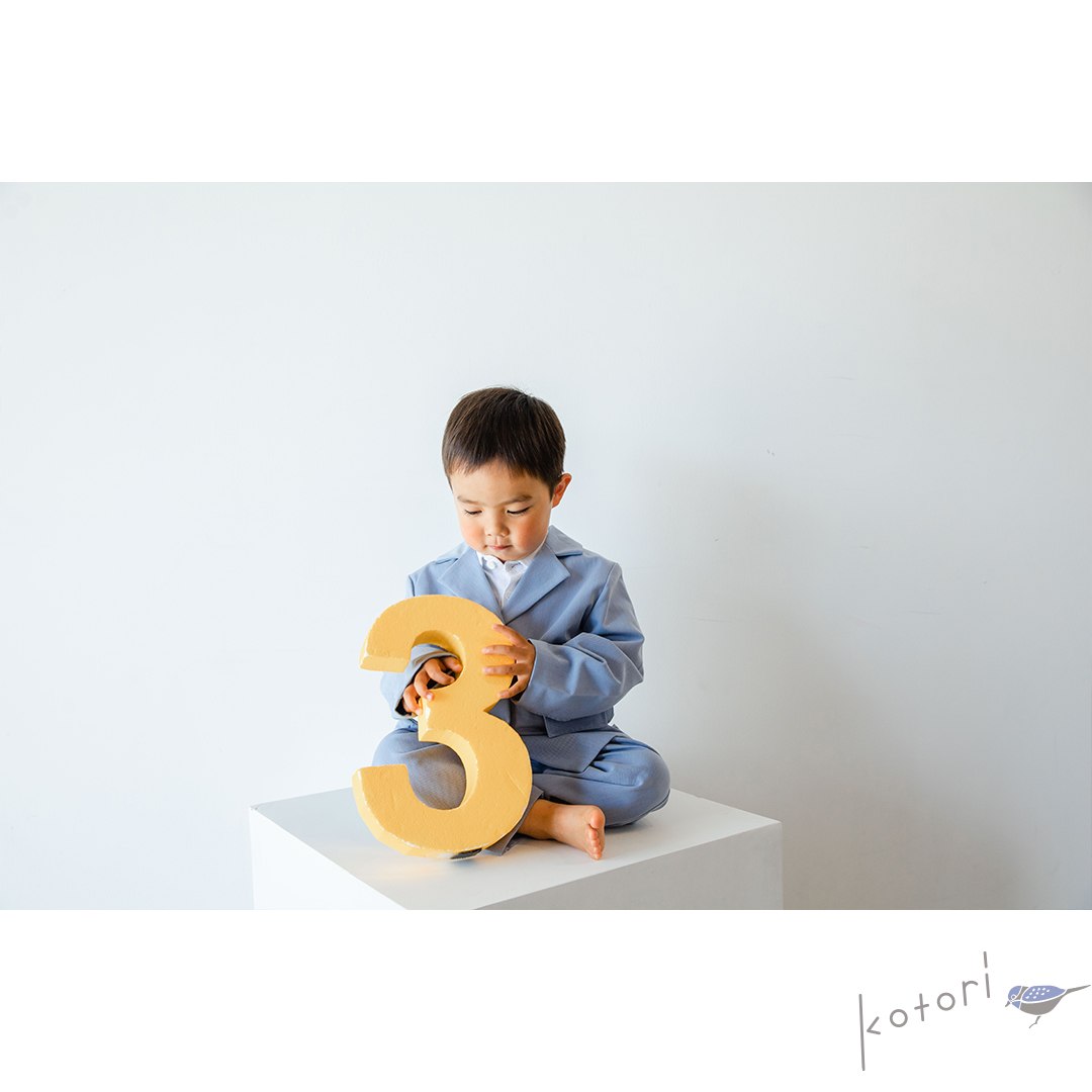3歳バースデー　記念日撮影　3歳誕生日　富山　