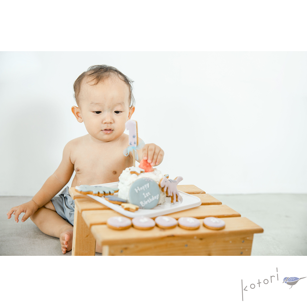 1歳バースデー撮影　1歳誕生日撮影　富山
