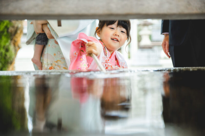 上手にできたね😊（七五三撮影）