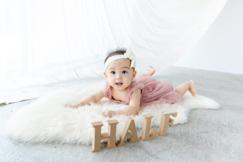 うつ伏せ、出来るようになりました🌱（ハーフバースデー）