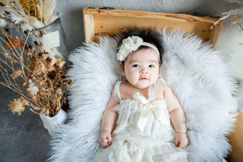 ふわふわプリンセス👑💖（100日祝い撮影）