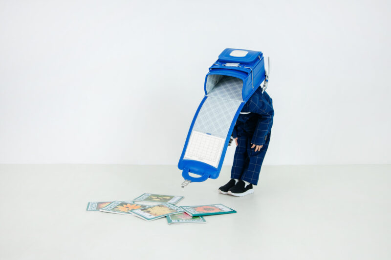 ふふっとなるショットも🎒✨（入学撮影）