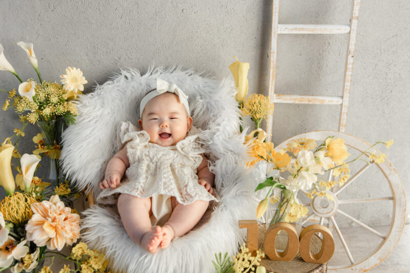 ニッコニコのプリンセス👸💕（100日撮影）