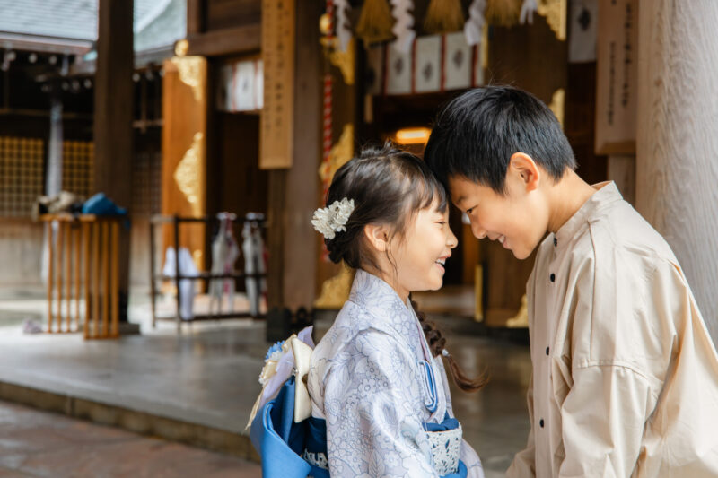 おでこをコツン🌟（七五三撮影）